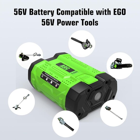 2Pack 3.0Ah Replacement Battery for EGO 56V Battery BA2800T BA4200 BA1400 56-Vol - Picture 6 of 7